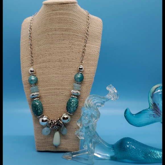 Kohl's Jewelry Silvertone Tealturquoise Beadedbundle Save Poshmark